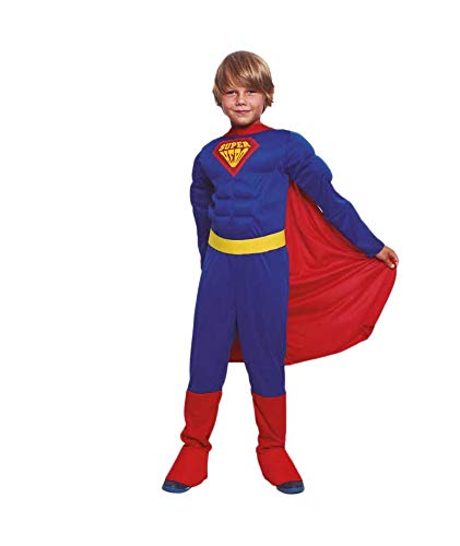 Disfraz Superhéroe Súper Niño con Capa【Tallas Infantiles】[Talla 3-4 años] | Disfraces Niños Superhéroes con Capa Antifaz Cosplay Héroes para Carnaval Halloween Cumpleaños Fiesta Disfraces