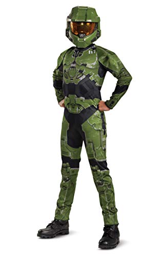 Disguise Disfraz Halo Niño Master Chief Clásico, Disfraz Militar Niño Disponible en Talla XL