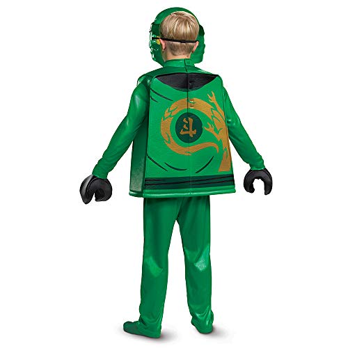 Disguise Disfraz Ninjago Verde Niño Deluxe, Disfraz Superhéroe Niño Disponible En Talla L