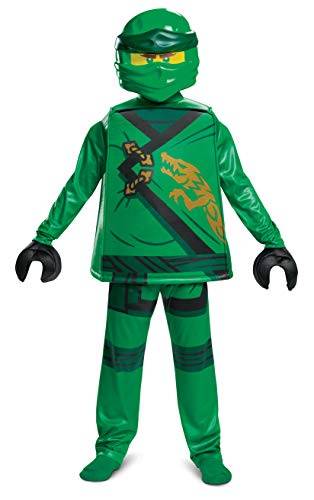 Disguise Disfraz Ninjago Verde Niño Deluxe, Disfraz Superhéroe Niño Disponible En Talla L