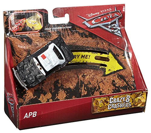 Disney Cars DYB06 "Cars 3 Crazy 8 Crashers Apb" Vehicle Toy , color/modelo surtido