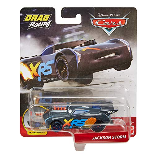 Disney Cars - XRS Vehículo Jackson Storm Coches de juguete niños +3 años (Mattel GFV36)