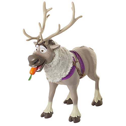 Disney Frozen 2 - Figura del reno Sven, perfecto para niñas y niños, soporta hasta 31 kg, 91 cm de alto de las pezuñas a los cuernos