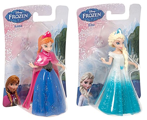 Disney Frozen 4 Anna & Elsa Figure Collection Pair Of Dolls by Disney Frozen