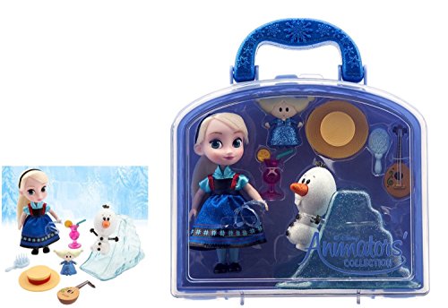 Disney Frozen Animators Collection Elsa Mini Doll Playset by