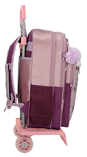 Disney Frozen Destiny Awaits Mochila con Carro Morado 32x42x15 cms Poliéster 20.16L