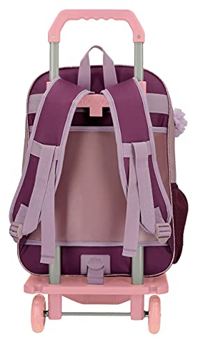 Disney Frozen Destiny Awaits Mochila con Carro Morado 32x42x15 cms Poliéster 20.16L