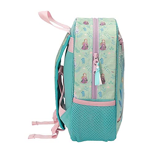 Disney Frozen Follow Your Dreams Mochila Adaptable Azul 23x28x10 cms Poliéster 6,44L