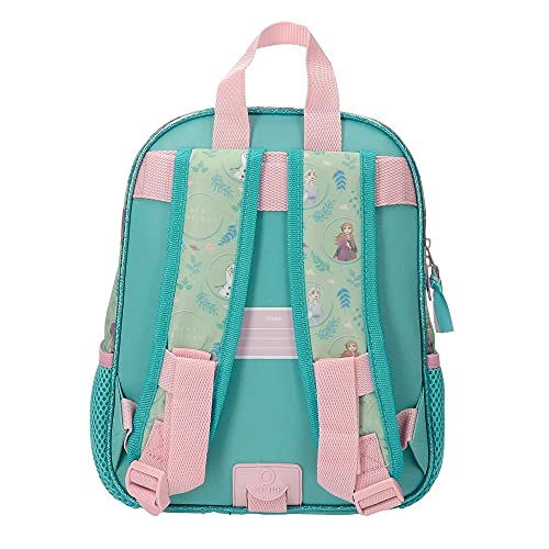 Disney Frozen Follow Your Dreams Mochila Adaptable Azul 23x28x10 cms Poliéster 6,44L