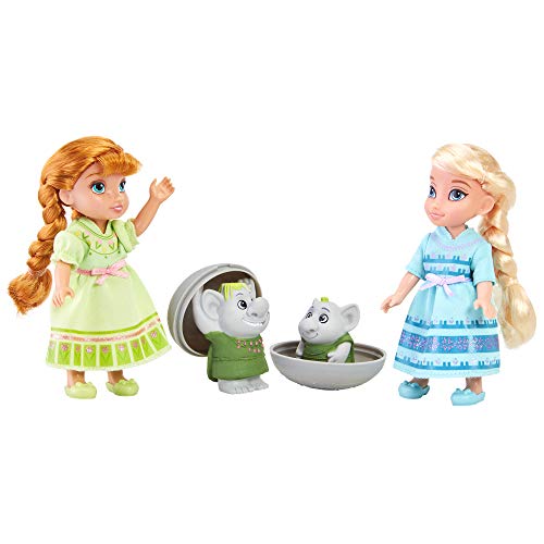 Disney Frozen Petite Surprise Trolls Gift Set Anna Elsa Doll Exclusive by