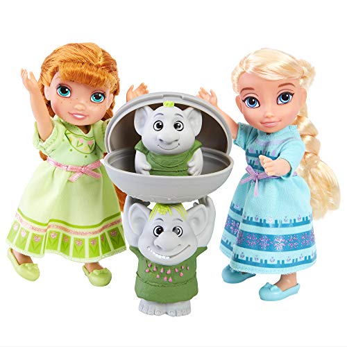 Disney Frozen Petite Surprise Trolls Gift Set Anna Elsa Doll Exclusive by