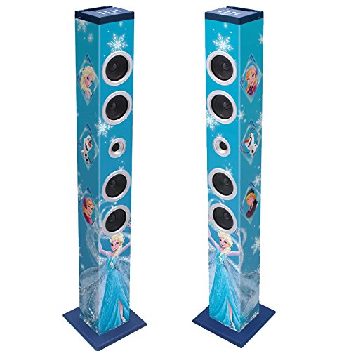 Disney Frozen Torre De Sonido con Bluetooth Y Altavoces Luminosos (Lexibook BT900FZ)