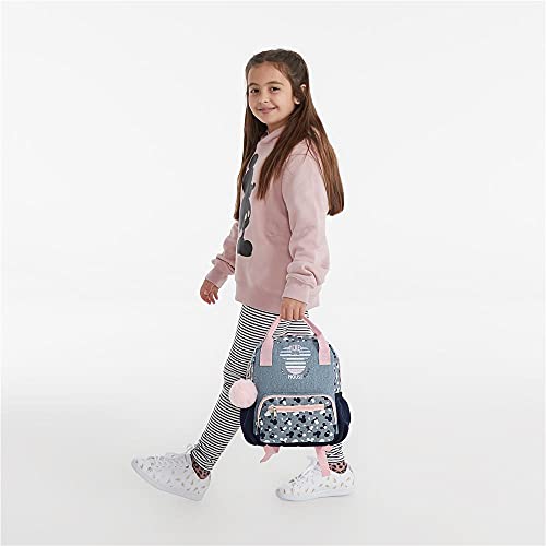 Disney Mickey Denim Mochila Preescolar Azul 21x27x11 cms Poliéster 6,24L