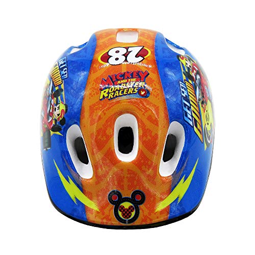 Disney Mickey Mouse Casco de Ciclismo, niño, 0-24, Naranja, XS