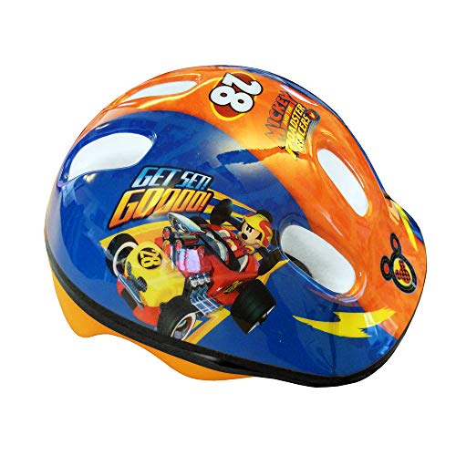 Disney Mickey Mouse Casco de Ciclismo, niño, 0-24, Naranja, XS