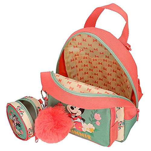 Disney Minnie Golden Days Mochila Guardería Multicolor 19x23x8 cms Poliéster 3,5L