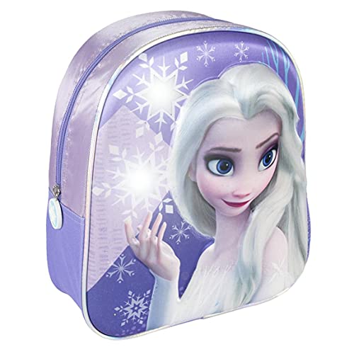 Disney Mochila infantil luces 3d de Frozen Ii