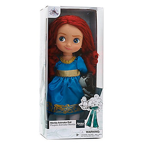 Disney Oficial Mérida Brave 38cm animador del niño muñeca con accesorios Angus