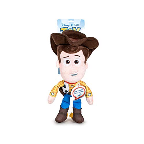 Disney Peluche Toy Story 4 Woody 37 cm con Sonido - 760018046-1