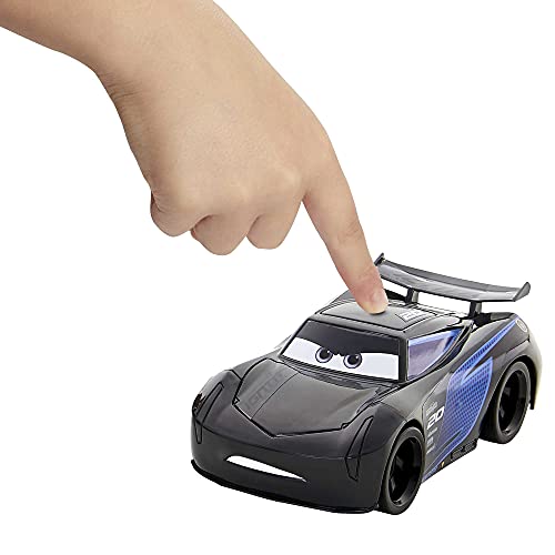 Disney Pixar Cars Jackson Storm Track Talkers - Coche de juguete con sonidos, juguete para niños +3 años (Mattel GXT30)