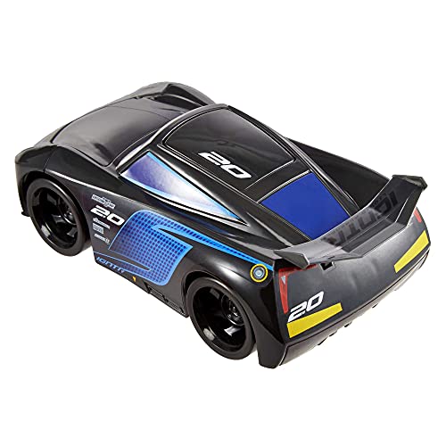 Disney Pixar Cars Jackson Storm Track Talkers - Coche de juguete con sonidos, juguete para niños +3 años (Mattel GXT30)