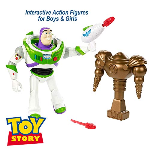 Disney Pixar Toy Story Figuras Juego Set | Buzz Lightyear Aventura Espacial | Figuras de acción Buzz Lightyear para niños y niñas de 25 Sonidos y Frases Incl Zurgbot