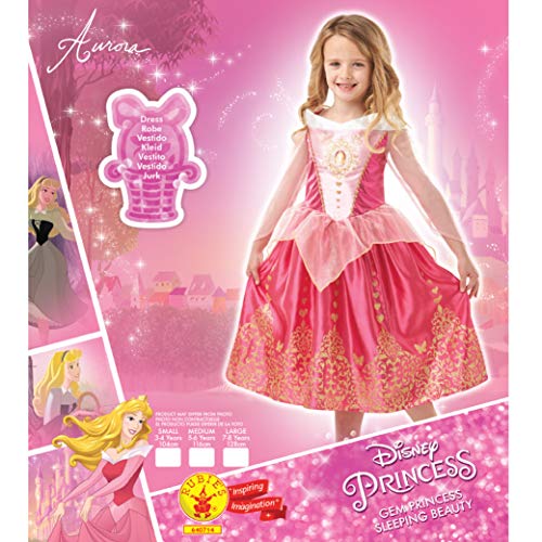 Disney Princess - Disfraz Bella Durmiente Classic DLX Inf, Multicolor, S (Rubies 640714-S)