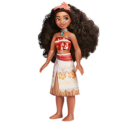 Disney Princess Royal Shimmer Moana, muñeca de Moda con Falda y Accesorios, Juguete para niños a Partir de 3 años, Multicolor (Hasbro F0906ES3)