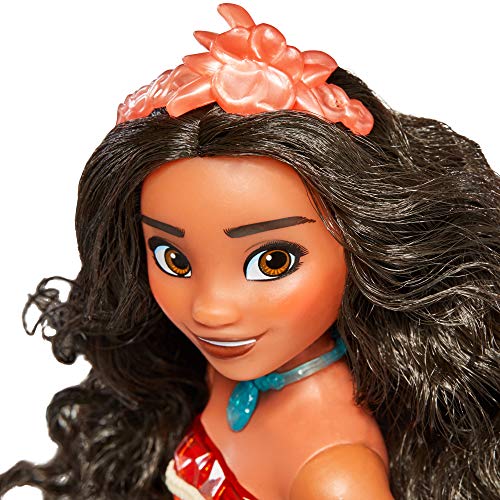 Disney Princess Royal Shimmer Moana, muñeca de Moda con Falda y Accesorios, Juguete para niños a Partir de 3 años, Multicolor (Hasbro F0906ES3)