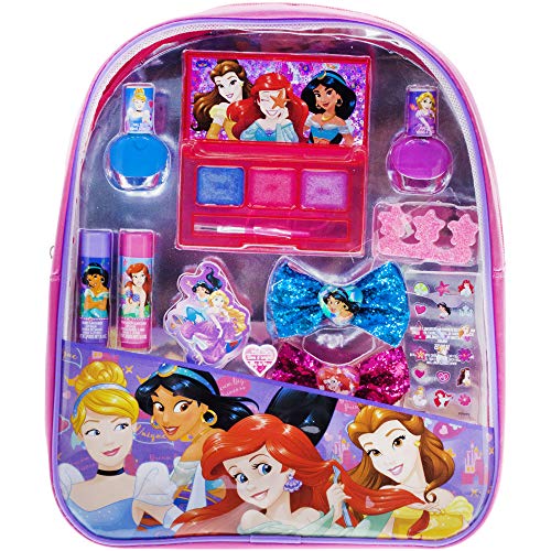 Disney Princess - Townley Girl Conjunto De Mochila Cosmética Princesa De Disney, 11 Ct |Princesa De Disney|