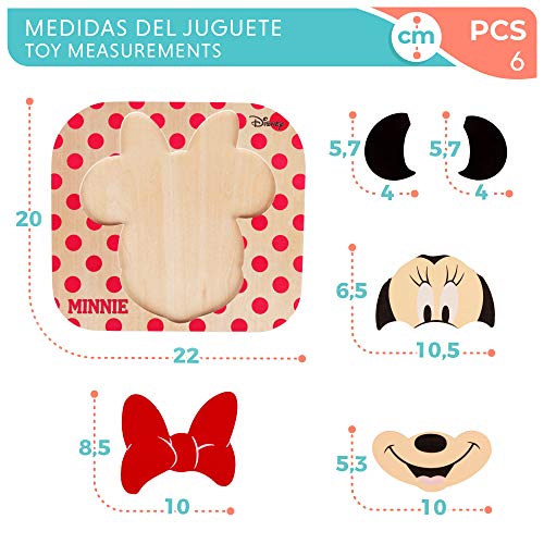 Disney - Puzzle infantil niños 1 año, Minnie (48701)