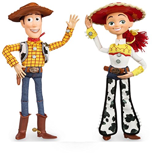 Disney Store Exclusive Toy Story 3 Talking Woody and Jessie Dolls 16 by