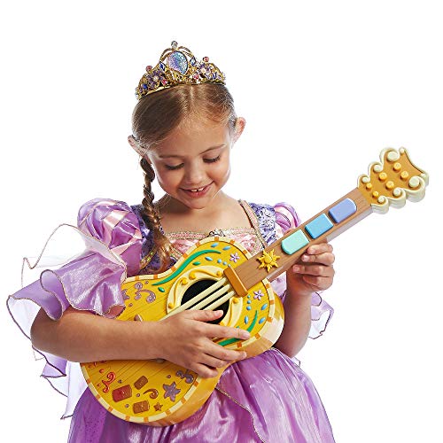 Disney Store Interactive Light-Up Guitar - Detalles inspirados en Enredado con efectos de luz y sonido - Apto a partir de 3 años