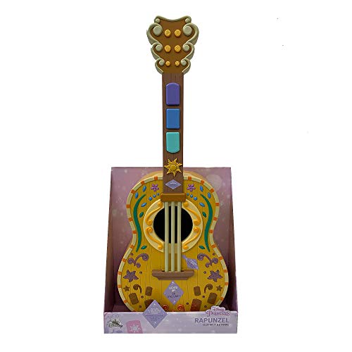 Disney Store Interactive Light-Up Guitar - Detalles inspirados en Enredado con efectos de luz y sonido - Apto a partir de 3 años