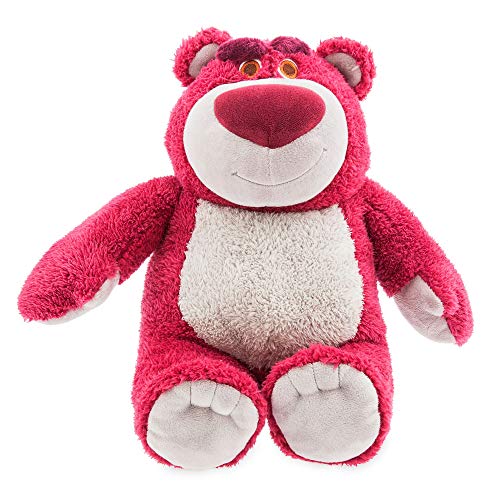 Disney Store: Peluche de Lotso, Toy Story, 34 cm, Peluche en un Tejido Suave al Tacto con Detalles Bordados y Relleno con Olor a Fresa, Adecuado para Todas Las Edades