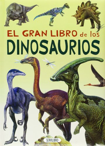 Distripubli-El Gran Libro de los Dinosaurios 26x20cm 200 pag, Multicolor (01414)