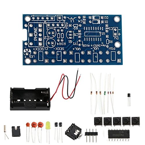 DIY Kits Electrónicos 76MHz-108MHzStereo Receptor de Radio FM PCB Módulo inalámbrico