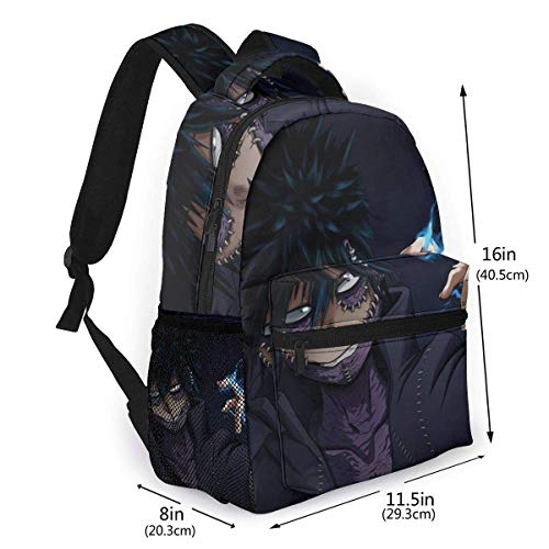 DJNGN Mochila My He-r-o ACA-Demi-a Mochila Dabi Boku No Hero Mochila