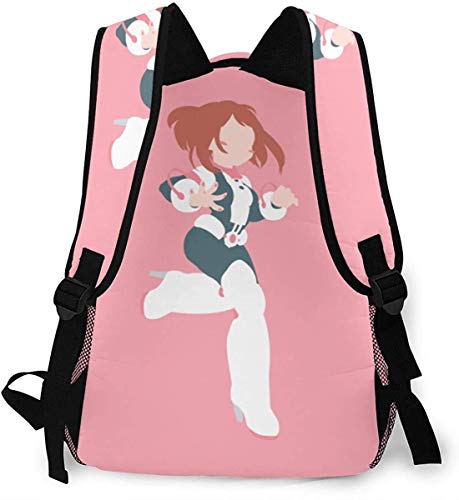 DJNGN Mochila para niños pequeños My He-r-o ACA-Demi-a Backpcak Uravity Ochaco Uraraka Mochilas para niños para niñas Mochila Escolar con Correa