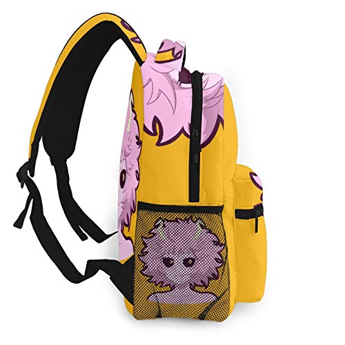 DJNGN My He-r-o ACA-Demi-a Ashido Mina Mochila Boku No Hero ACA-Demi-a Daypack Mochila