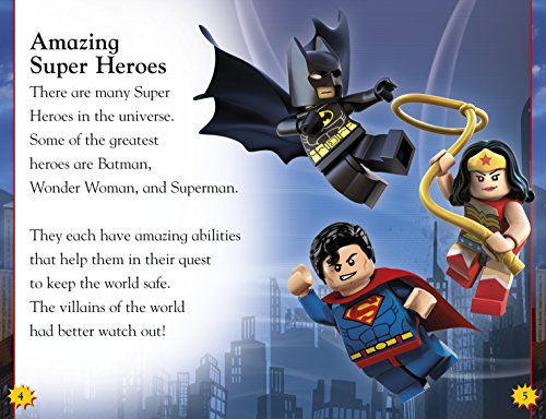 DK Readers L2: LEGO® DC Comics Super Heroes: Amazing Battles!: It's Time to Beat the Bad Guys! (DK Readers Level 2)