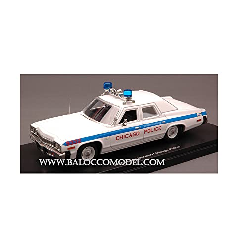 DODGE MONACO CHICAGO POLICE 1974 1:43 Coche World Forze del Orden Modelo Modelo de Maqueta de Die Cast