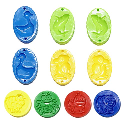 DOITEM 39 Piezas Herramientas de Masa de Arcilla Juego de Cortadores de Rodillos de Masa para Niños Niños Kit de Arcilla de Plastilina DIY Juego de Regalo de Juguete Educativo