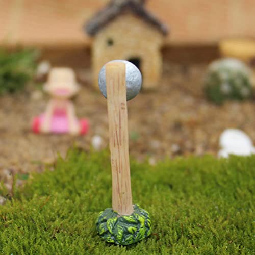 DOITOOL 4 Unids Lámpara de Calle en Miniatura Resina Mini Street Light Models Fallpost Pathway Lights For Dollhouse Bonsai Terrarium Fish Tank Decoration