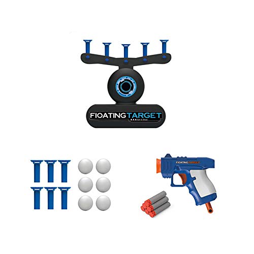 Donpow Hover Shot Juego de Objetivo Flotante, Tenis de Mesa Target Shoot Play Set Shooter & Bowling Pin Target Game Suspension Ball Target para Juego grupal, Regalo de Juguete Educativo