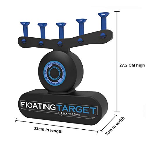 Donpow Hover Shot Juego de Objetivo Flotante, Tenis de Mesa Target Shoot Play Set Shooter & Bowling Pin Target Game Suspension Ball Target para Juego grupal, Regalo de Juguete Educativo