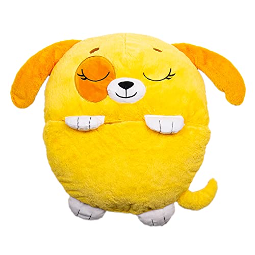 Dormi Locos Peluches Pequeños-Perro Amarillo (137cm x 50cm), Color (Concentra 506071)