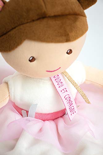 Doudou et Compagnie - Muñeca Paño para niña - Muñeca Tejido Constance - 30 cm - Ombelline - Demoiselle Princesa - DC3533