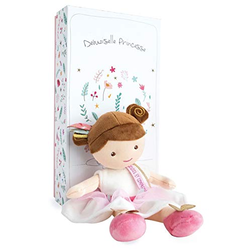 Doudou et Compagnie - Muñeca Paño para niña - Muñeca Tejido Constance - 30 cm - Ombelline - Demoiselle Princesa - DC3533