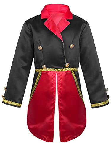 dPois Disfraz Esmoquin para Bebé Niño Disfaz de Príncipe Chaqueta Manga Larga Traje de Fiesta Cosplay Halloween Carnaval Niño(12 Meses-6 Años) Negro 18-24 Meses